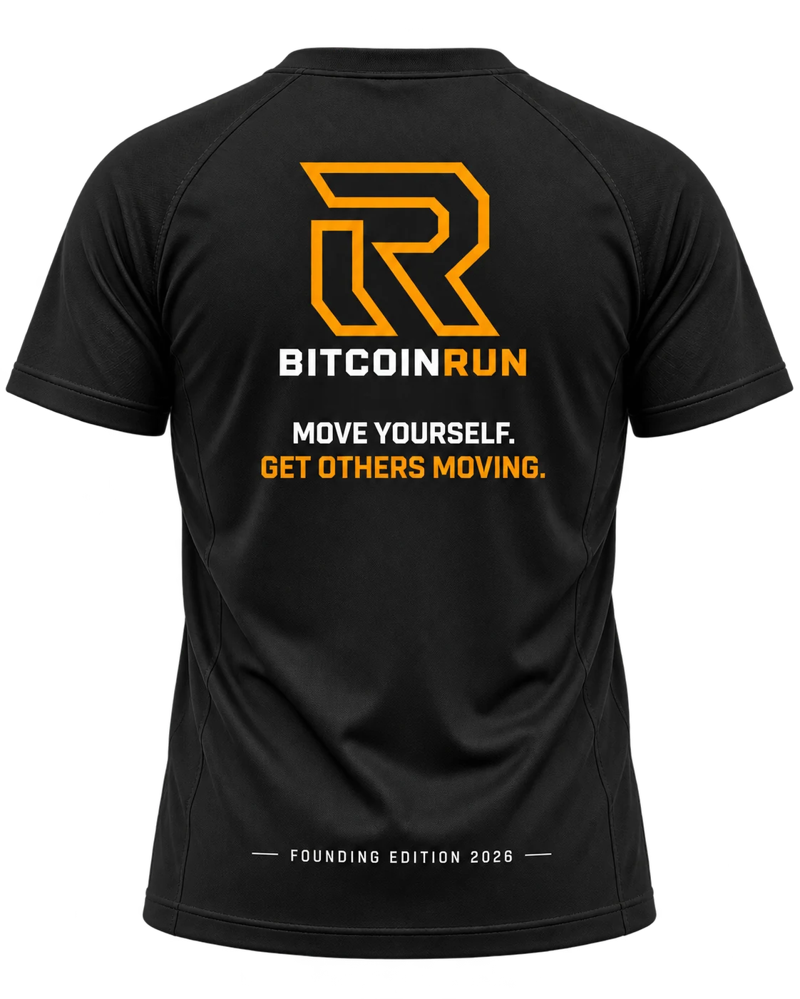 Approved BitcoinRun Edition 01 technical T-shirt back